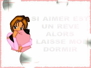 merci de vouloir me laissé dormir