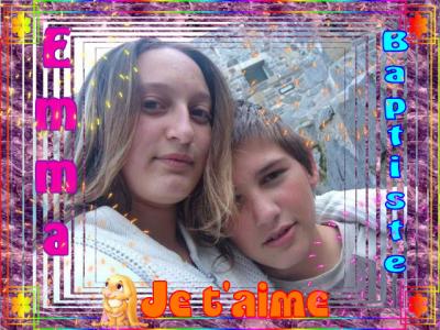 baptiste é moi jtm!!!